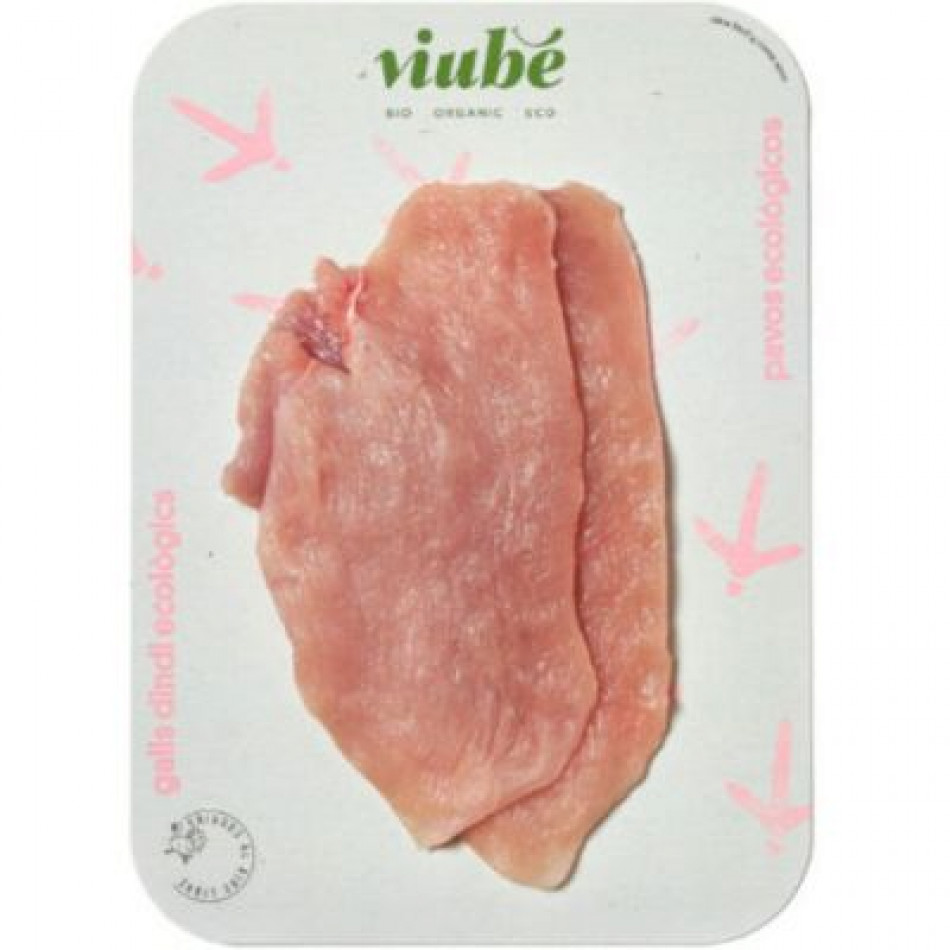 Pechuga de pavo fileteada Eco 250g Viube