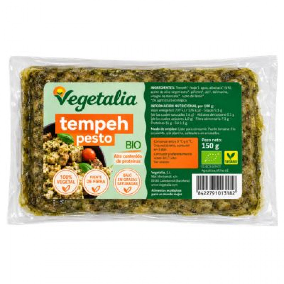 Tempeh Pesto Eco 150g Vegetalia