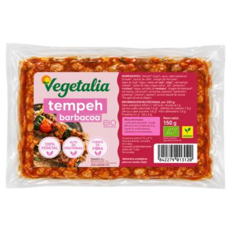 Tempeh Barbacoa Eco 150g Vegetalia