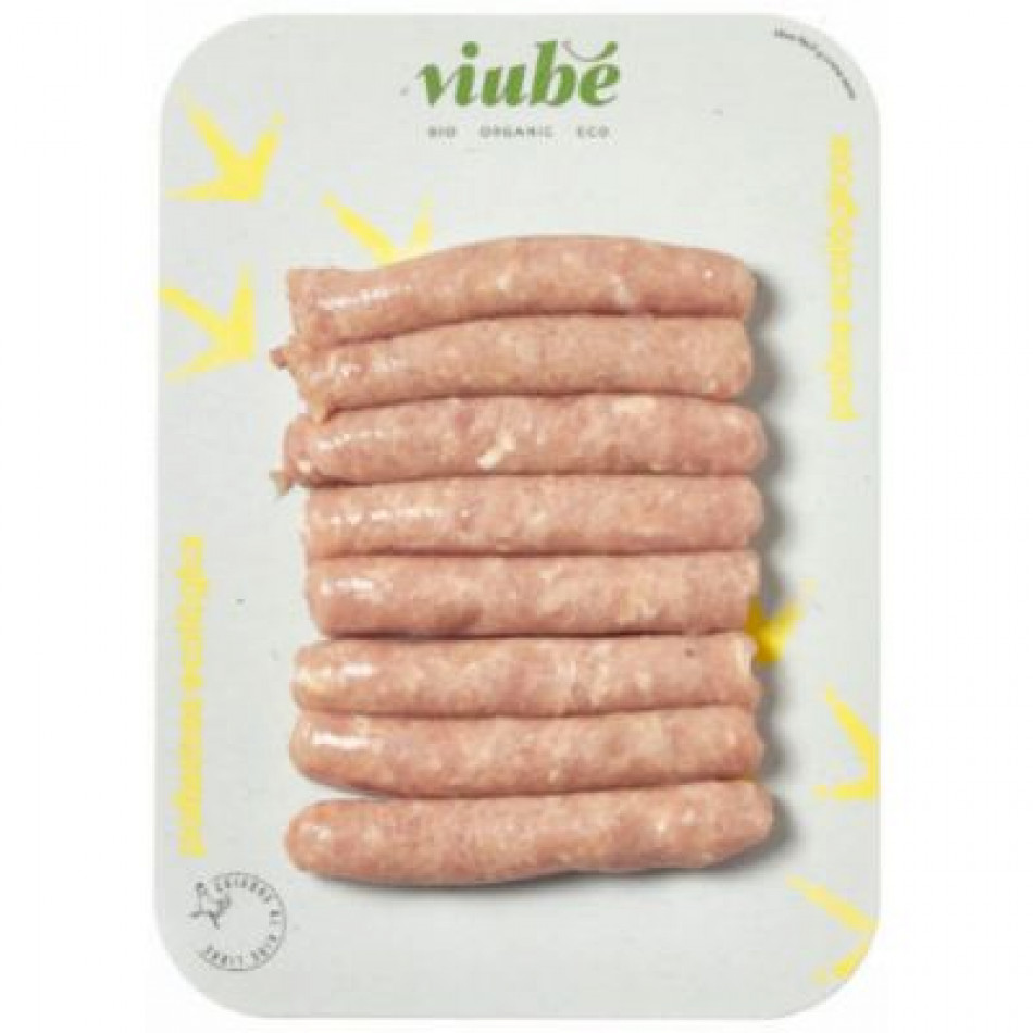 Salchicha de pollo Eco 390g Viube