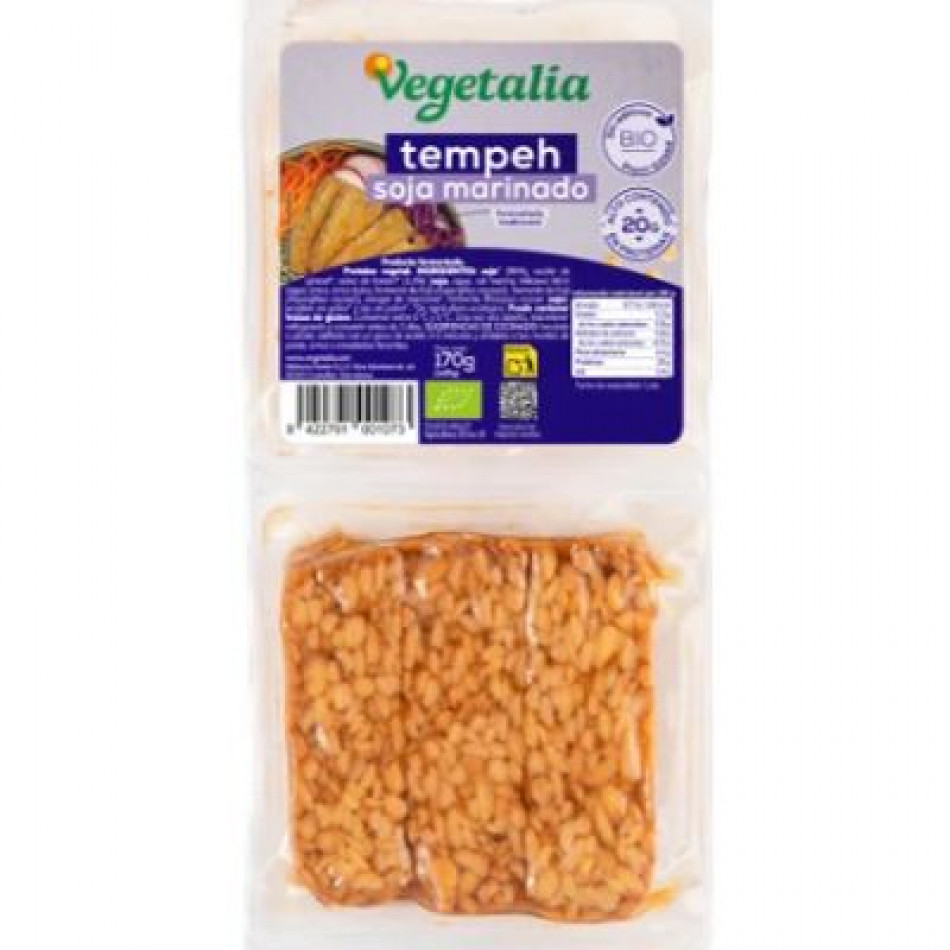 Tempeh Soja Marinado Bio 170g Vegetalia