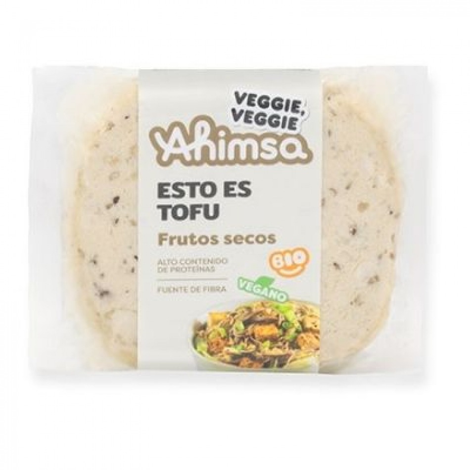 Tofu con Frutos Secos Bio 230gr Ahimsa