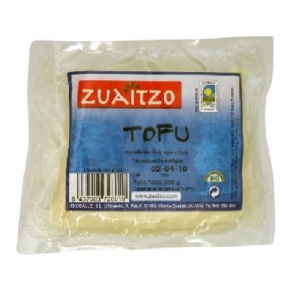 Tofu fresco 250gr Zuaitzo
