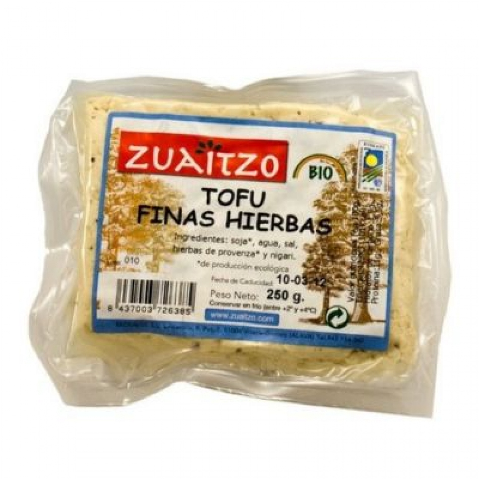 Tofu a las Finas hierbas 250gr Zuaitzo