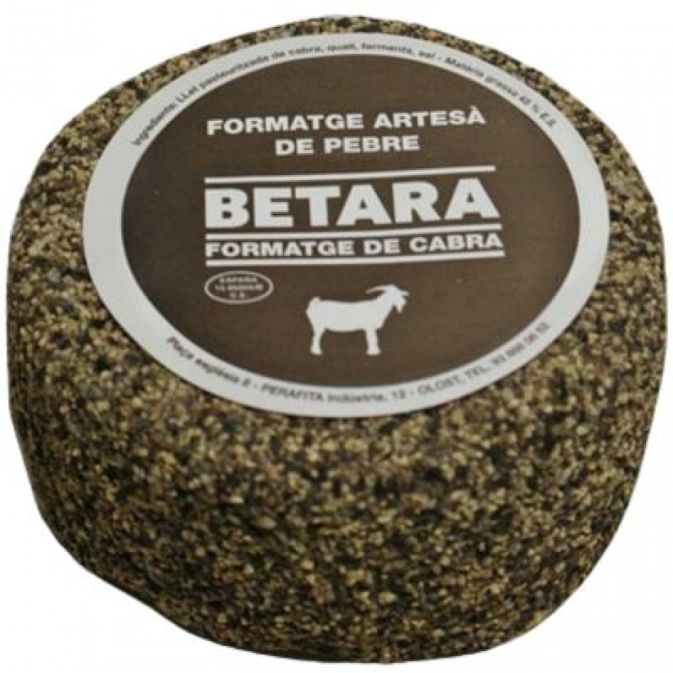 Queso cabra pimienta ecologico 0.5kg Betara