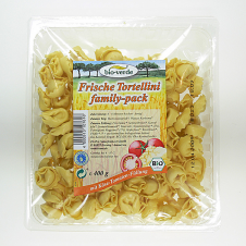 Tortellini bio con Queso y Tomate 400gr Bioverde