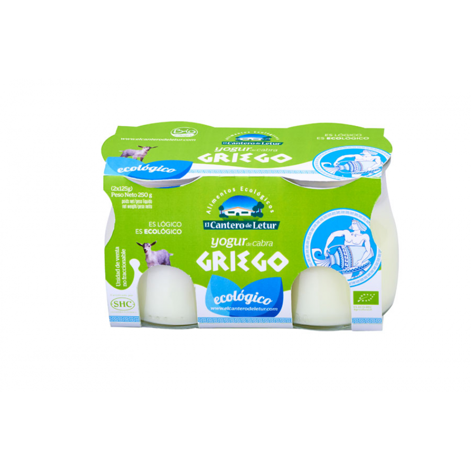 Yogur ecológico de Cabra estilo Griego 2x125gr El Cantero de Letur
