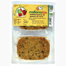 Hamburguesa de Puerro al Curry 150gr Mallorcabio