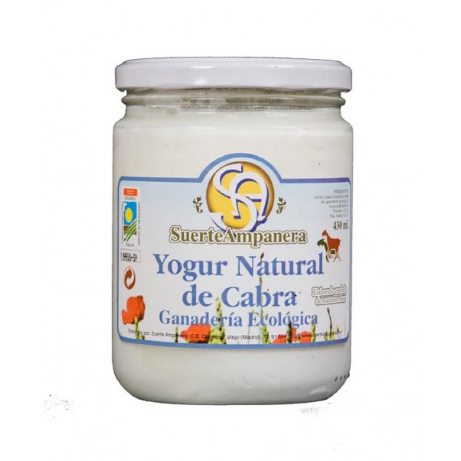 Yogur Natural de Cabra 420ml Suerte Ampanera