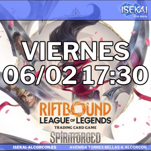 Presentación Riftbound: Spiritforged Viernes 06/02 17:30