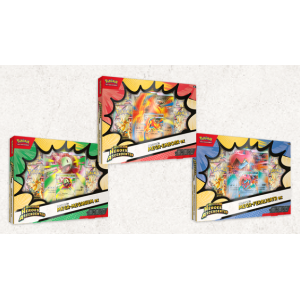 ASCENDED HEROES COLECCION MEGA MEGANIUM/MEGA FERALIGATR/MEGA EMBOAR ESP