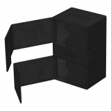 Ultimate Guard  TWIN Flip`n`Tray 160+ XenoSkin Monocolor Black