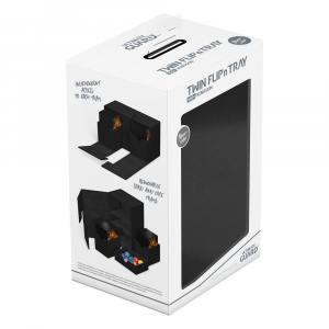 Ultimate Guard  TWIN Flip`n`Tray 160+ XenoSkin Monocolor Black