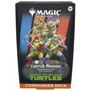 ENG Mazo de Commander de Magic: The Gathering | Teenage Mutant Ninja Turtles