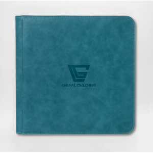 Premium Semi-Rigid Card Saver collectors binder [168 pockets 2X3] Turquoise