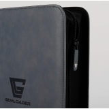 Premium Semi-Rigid Card Saver collectors binder [168 pockets 2X3] Dark Grey