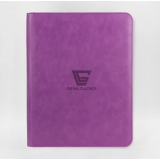 Premium 3''X4'' toploader fit collector's binder [216 pockets 3X3] Purple
