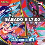 Presentación Pokemon TCG Megaevoluciones Caos Sabado de 9 Mayo 17:00