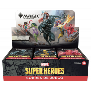 Caja de sobres de juego de Magic: The Gathering | Marvel Super Heroes ESP