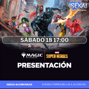 PRESENTACIÓN MARVEL SUPERHEROES SABADO 20 17:00
