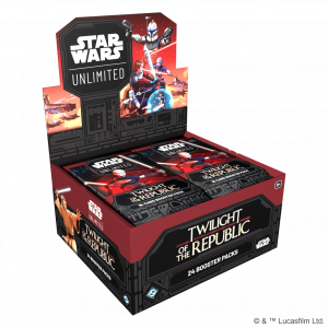 Caja de sobres de ampliación Star Wars Unlimited El ocaso de la República