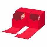 Ultimate Guard Twin Flip`n`Tray 200+ XenoSkin Monocolor Rojo
