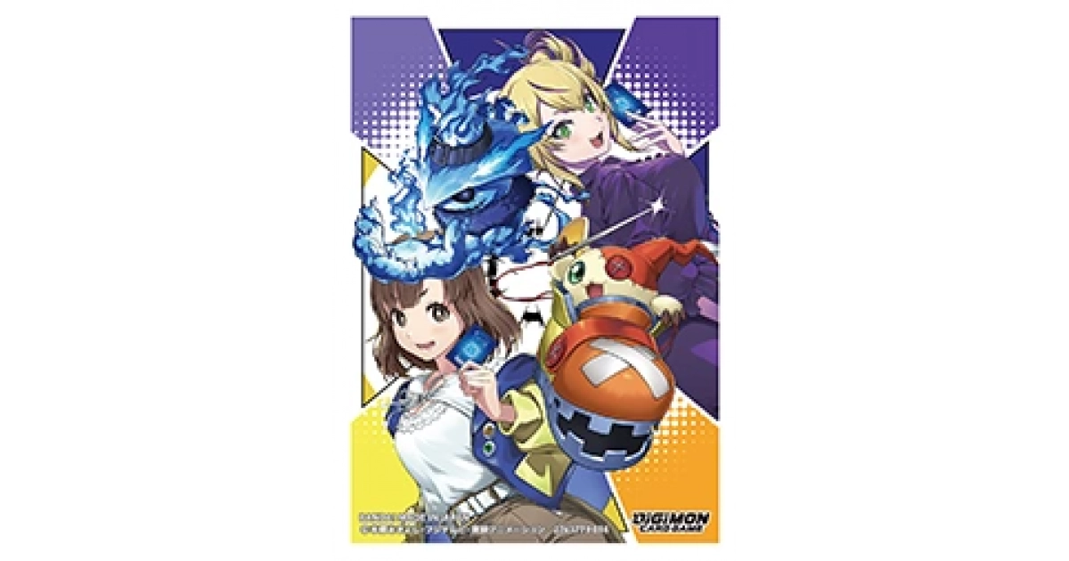 DIGIMON CARD GAME OFFICIAL SLEEVES 2025 Ver.1.0 Arisa & Violet