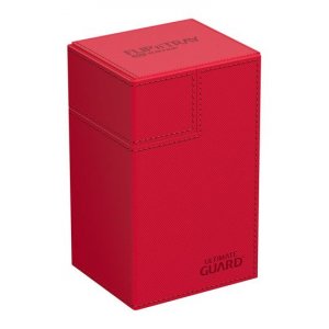 Ultimate Guard  Flip`n`Tray 80+ XenoSkin Monocolor Rojo