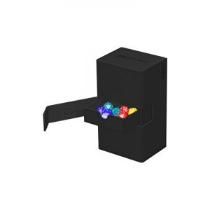 Ultimate Guard  TWIN Flip`n`Tray 200+ XenoSkin Monocolor Negro