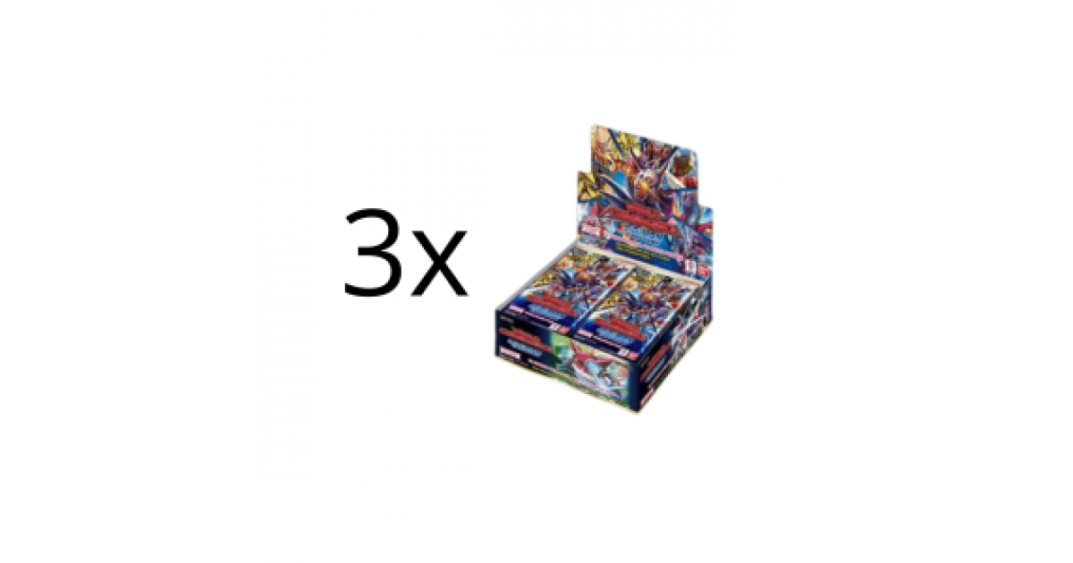 Digimon Card Game – BT21 – Caja de sobres – 3x Convergence