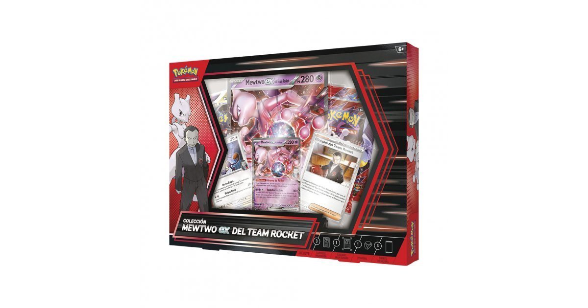 Pokémon TCG – Team Rocket – Colección Premium – EX Mewtwo