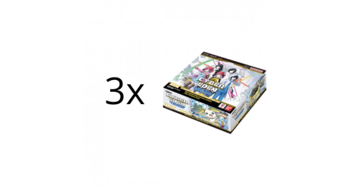 Digimon Card Game – BT22 – Caja de sobres – 3x Cyber Eden