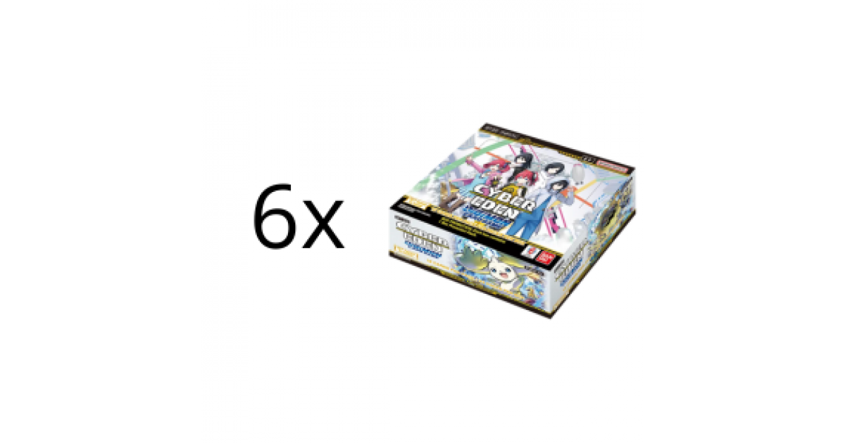 Digimon Card Game – BT22 – Caja de sobres – 6x Cyber Eden