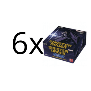 6x Digimon Card Game - Sinister Order Booster Display