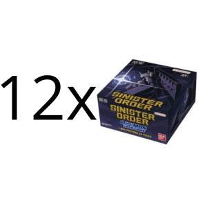 CASE Digimon Card Game - Sinister Order Booster Display