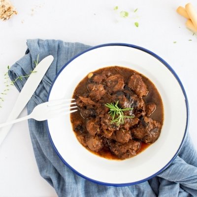 Cordero en salsa de miel - 350 g.