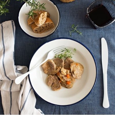 Solomillo de cerdo en salsa de vino fino - 350 g.