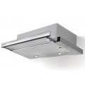Mepamsa Superline 90 Semi built-in (pull out) cooker hood 415m³/h D Acero inoxidable
