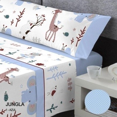 Juego sábanas JUNGLA Catotex