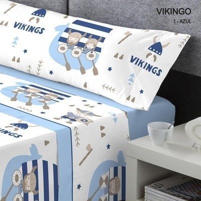 Juego sábanas coralina VIKINGO Catotex