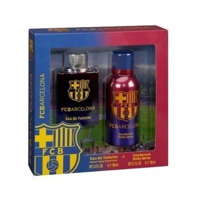 FC Barcelona Eau De Toilette Spray 100ml Set 2 Piezas 2017