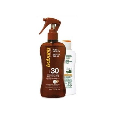 Babaria Solar Aceite Protector Spf30 Spray 200ml Set 2 Piezas 2019