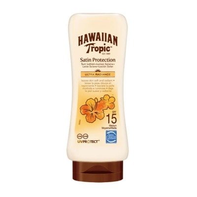 Hawaiian Tropic Satin Protection Ultra Radiance Loción Solar Spf15 180ml