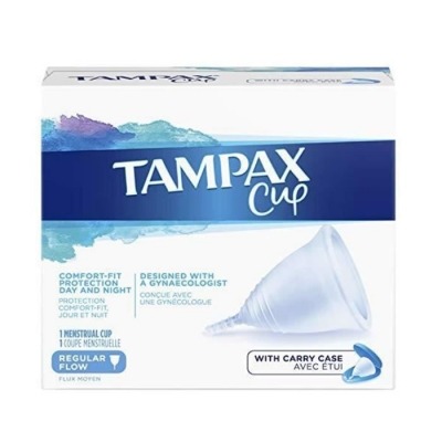 Copa Menstrual Tampax Diseñada Con Un Ginecólogo Flujo Regular