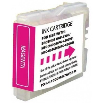 BROTHER LC1000XL/LC970XL MAGENTA CARTUCHO DE TINTA GENERICO LC-1000M/LC-970M