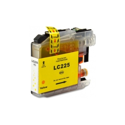 BROTHER LC225XL V2/V3 AMARILLO CARTUCHO DE TINTA GENERICO LC225XLY (CHIP ULTIMA ACTUALIZACION)