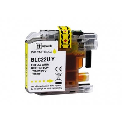 BROTHER LC22U AMARILLO CARTUCHO DE TINTA GENERICO LC-22UY