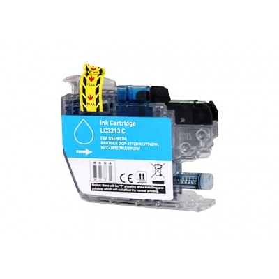 BROTHER LC3213/LC3211 V2 CYAN CARTUCHO DE TINTA GENERICO LC-3213C/LC-3211C