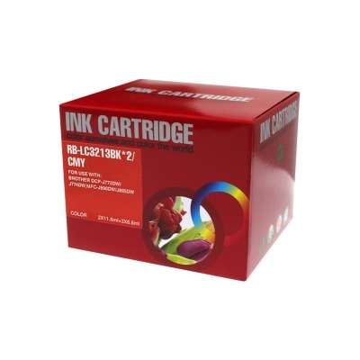 BROTHER LC3213/LC3211 V2 MULTIPACK DE 5 CARTUCHOS DE TINTA GENERICOS LC3213VALDR/LC3211VALDR