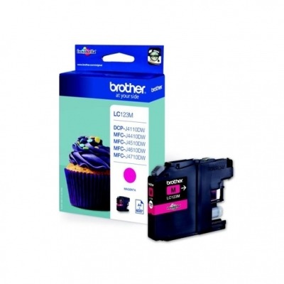 BROTHER LC123 MAGENTA CARTUCHO DE TINTA ORIGINAL LC123M